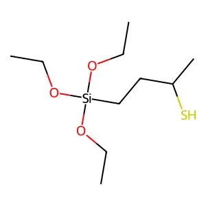 4-(Triethoxysilyl)butane-2-thiol structure