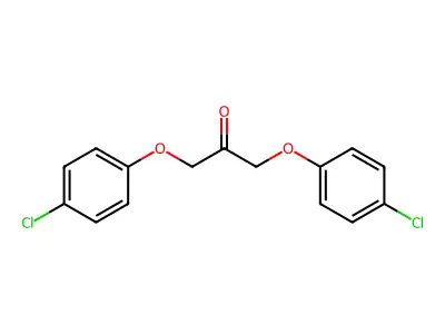 2-Propanone, 1,3-bis(4-chlorophenoxy)- structure