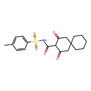 Spiro[5.5]undecane-3-carboxamide,4-dioxo- structure