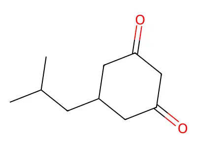 5-Isobutylcyclohexane-1,3-dione structure