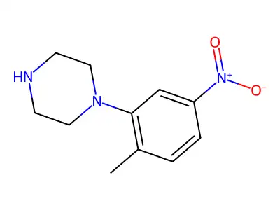 1-(2-Methyl-5-nitrophenyl)piperazine structure