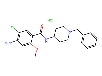 Clebopride hydrochloride structure
