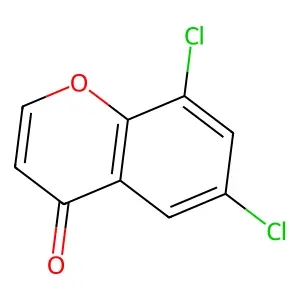 6,8-Dichloro-4H-chromen-4-one structure