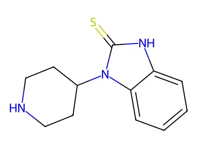 1,3-Dihydro-1-piperidin-4-yl-2H-benzimidazole-2-thione structure