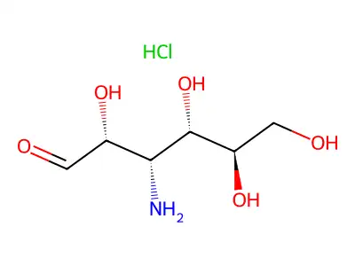 D-Glucose, 3-amino-3-deoxy-, hydrochloride structure
