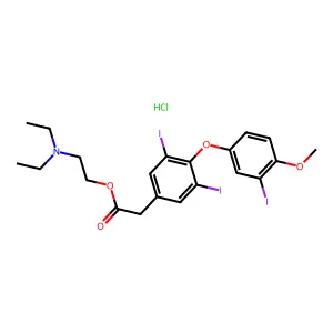 Thyromedan hydrochloride structure
