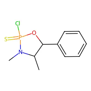 (2S,4S,5R)-(-)-2-CHLORO-3,4-DI-ME-5-PH-1,3,2-OXAZAPHOSPHOLIDINE 2-SULFIDE) structure
