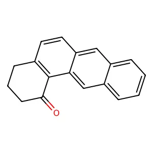 3,4-Dihydrobenz(a)anthracen-1(2H)-one structure