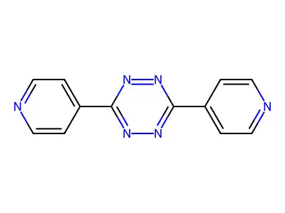 3,6-Di(4-pyridyl)-1,2,4,5-tetrazine structure