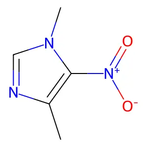 1,4-Dimethyl-5-nitro-1H-imidazole structure