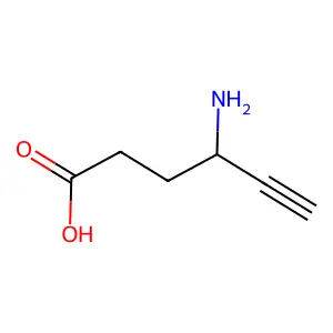 4-氨基-5-己炔酸 structure