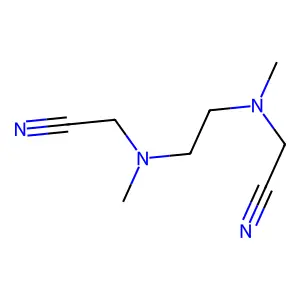 (N,N'-二甲基乙二胺基)二乙腈 structure