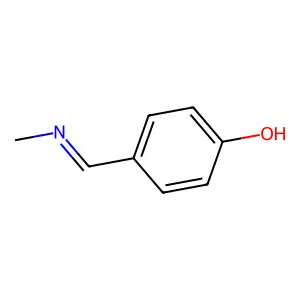 Phenol, p-(N-methylformimidoyl)- structure
