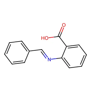 N-亚苄基邻氨基苯甲酸 structure