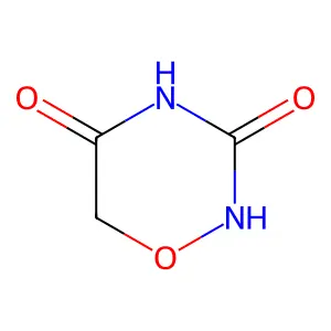 1,2,4-Oxadiazinane-3,5-dione structure
