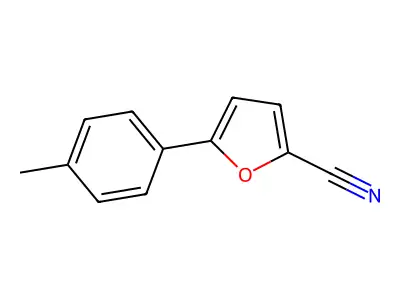5-p-Tolylfuran-2-carbonitrile structure