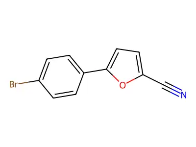 5-(4-Bromophenyl)furan-2-carbonitrile structure