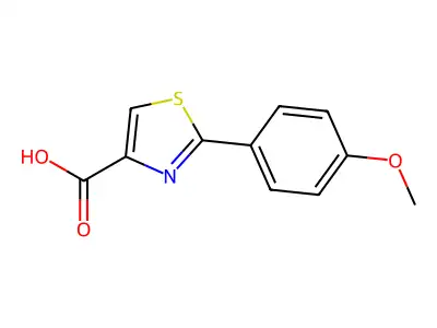 2-(4-Methoxyphenyl)-1,3-thiazole-4-carboxylic acid structure