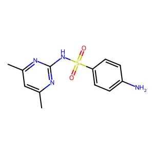 磺胺二甲嘧啶 structure