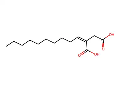 2-Decylidenesuccinic acid structure