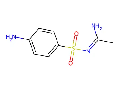 N'-(4-aminophenyl)sulfonylethanimidamide structure