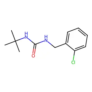 1-Tert-butyl-3-(2-chlorobenzyl)urea structure