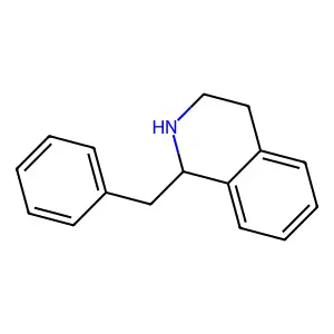 1,2,3,4-tetrahydro-1-(phenylmethyl)isoquinoline, (R)- structure