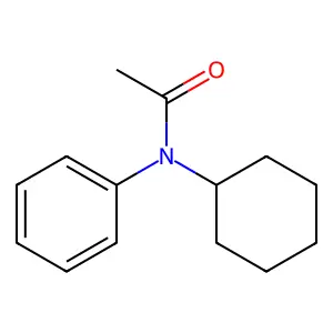 N-Cyclohexyl acetanilide structure