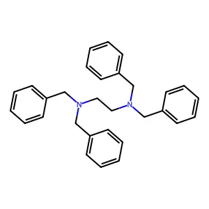 N,N,N',N'-Tetrabenzylethylenediamine structure
