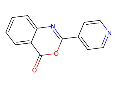 2-Pyridin-4-yl-3,1-benzoxazin-4-one structure