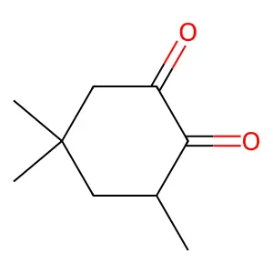 3,5,5-Trimethyl-1,2-cyclohexanedione structure