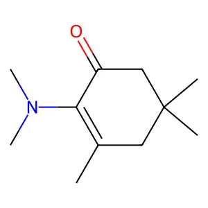 2-(Dimethylamino)-3,5,5-trimethylcyclohex-2-en-1-one structure