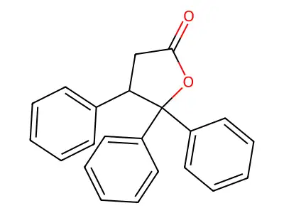 2(3H)-Furanone, dihydro-4,5,5-triphenyl- structure