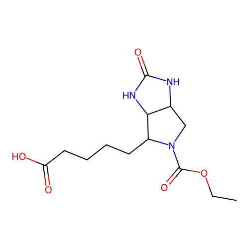 N-Carbethoxyazabiotin structure