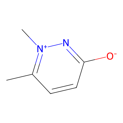1,6-Dimethylpyridazin-1-ium-3-olate structure