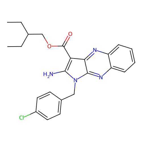 C24H25ClN4O2 structure