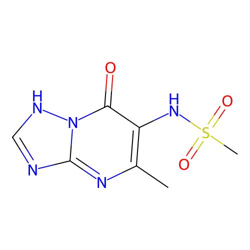 N-(7-Hydroxy-5-methyl-[1,2,4]triazolo[1,5-a]pyrimidin-6-yl)-methanesulfonamide structure