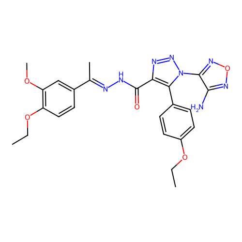 C24H26N8O5 structure