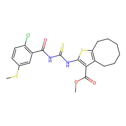 C21H23ClN2O3S3 structure