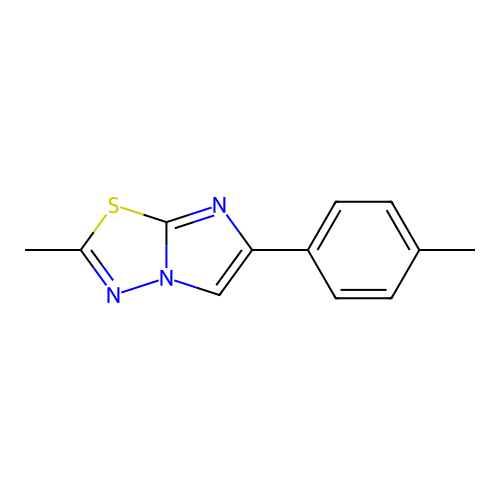 2-Methyl-6-(p-tolyl)imidazo[2,1-b][1,3,4]thiadiazole structure