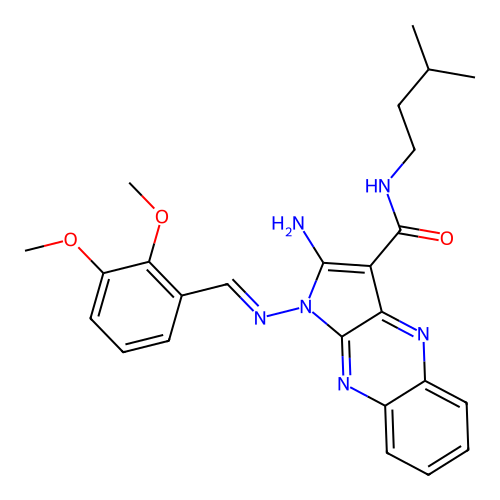 C25H28N6O3 structure