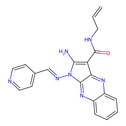 C20H17N7O structure