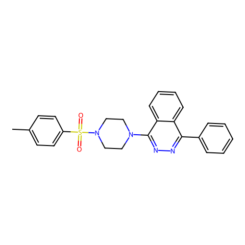 1-{4-[(4-Methylphenyl)sulfonyl]piperazin-1-yl}-4-phenylphthalazine structure