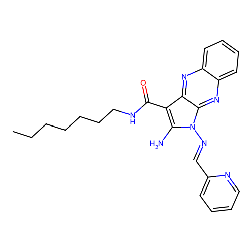 C24H27N7O structure
