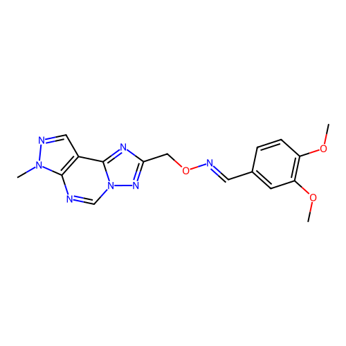 C17H17N7O3 structure