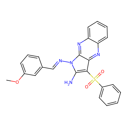 C24H19N5O3S structure
