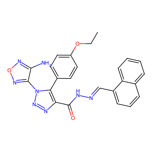 C24H20N8O3 structure