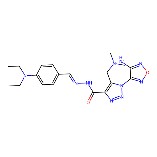 C19H26N10O2 structure