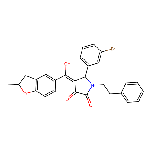 C28H24BrNO4 structure