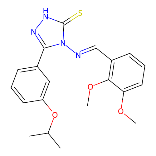 C20H22N4O3S structure